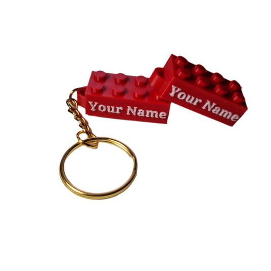 Lego Style Brick Keychain