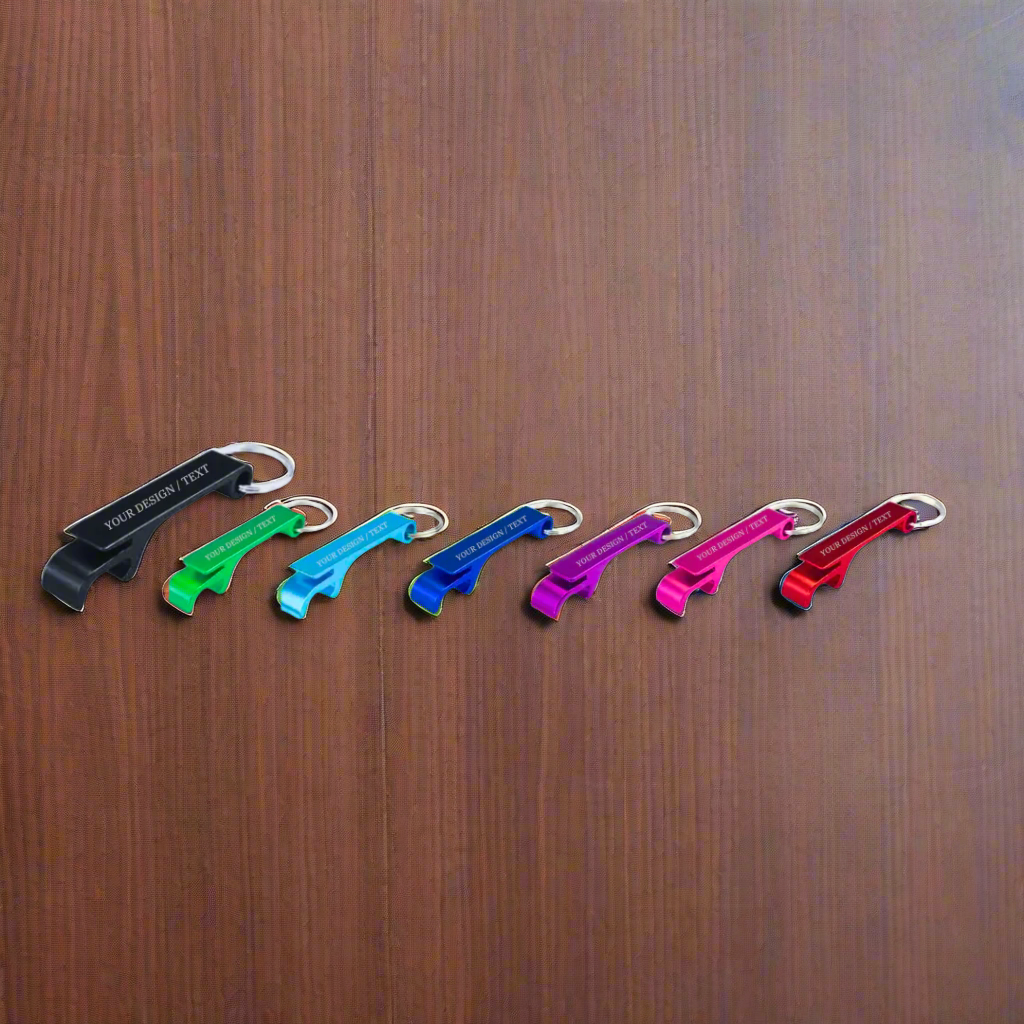 Aluminum Bottle Opener Keychain