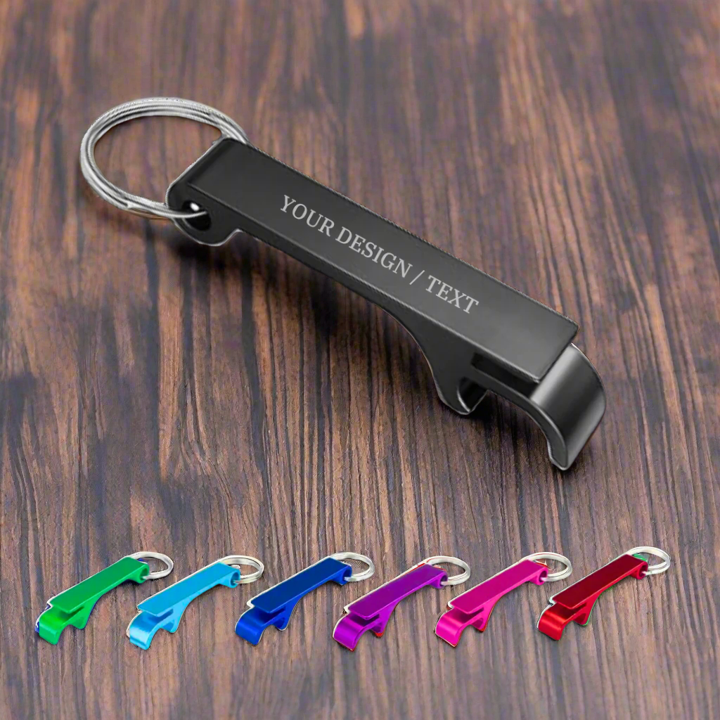 Aluminum Bottle Opener Keychain