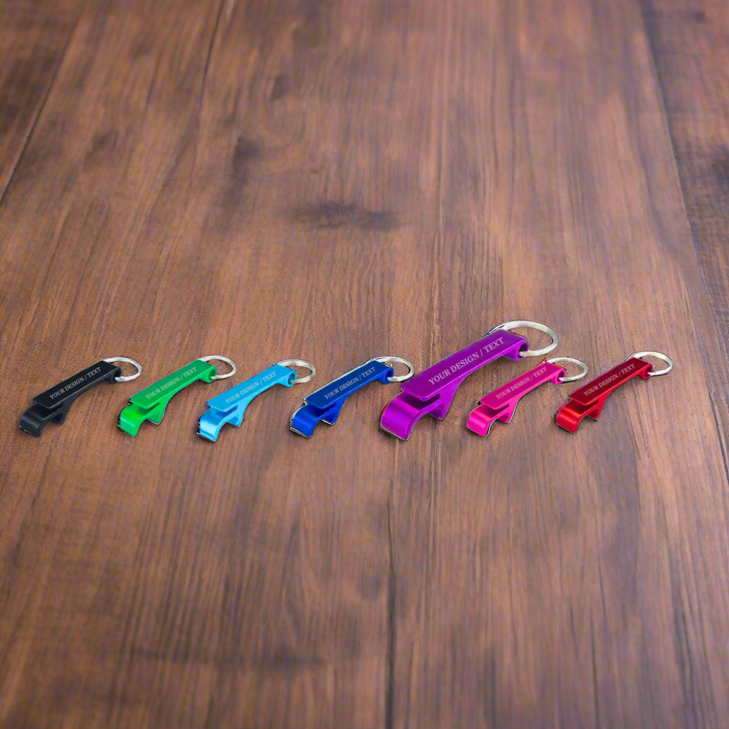 Aluminum Bottle Opener Keychain