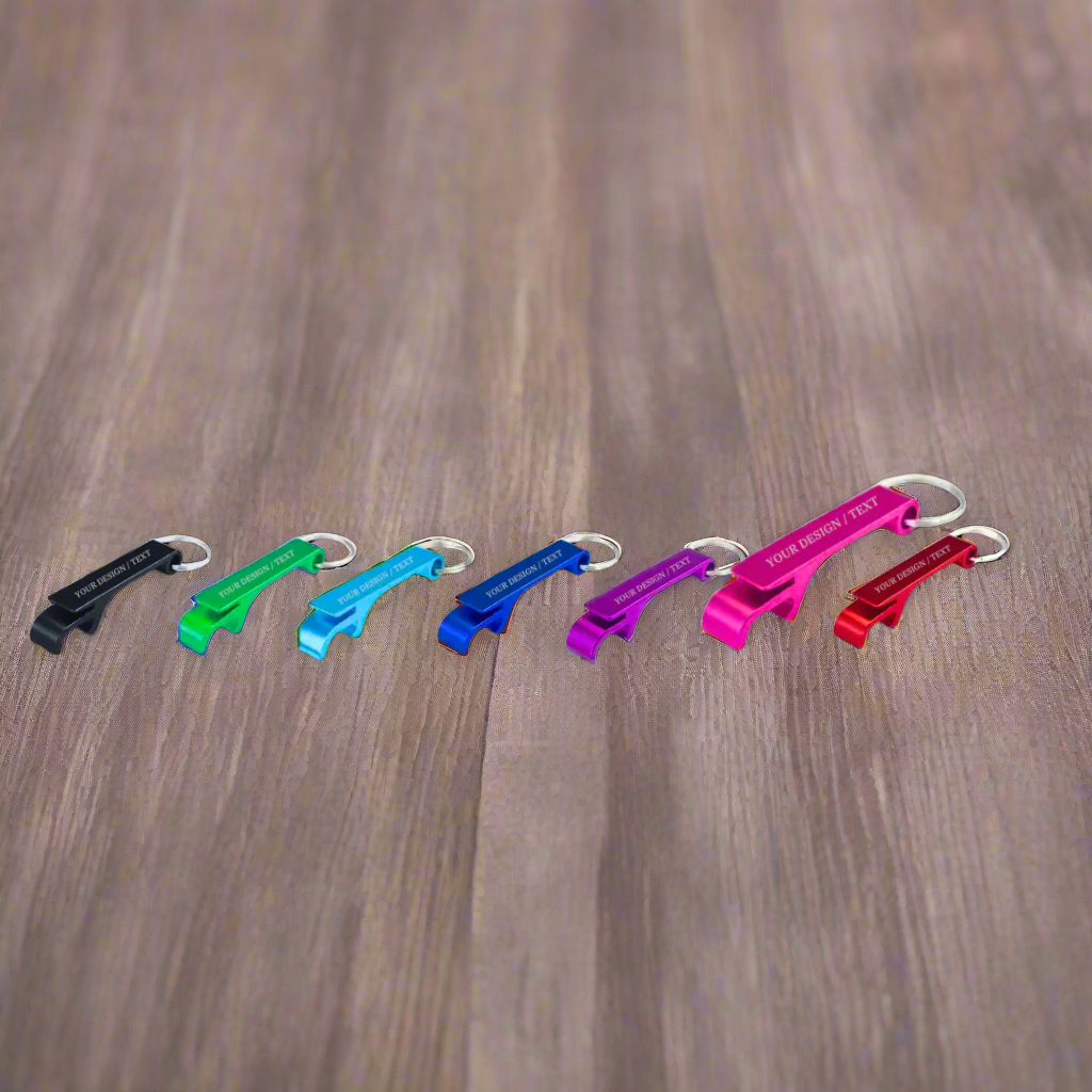Aluminum Bottle Opener Keychain
