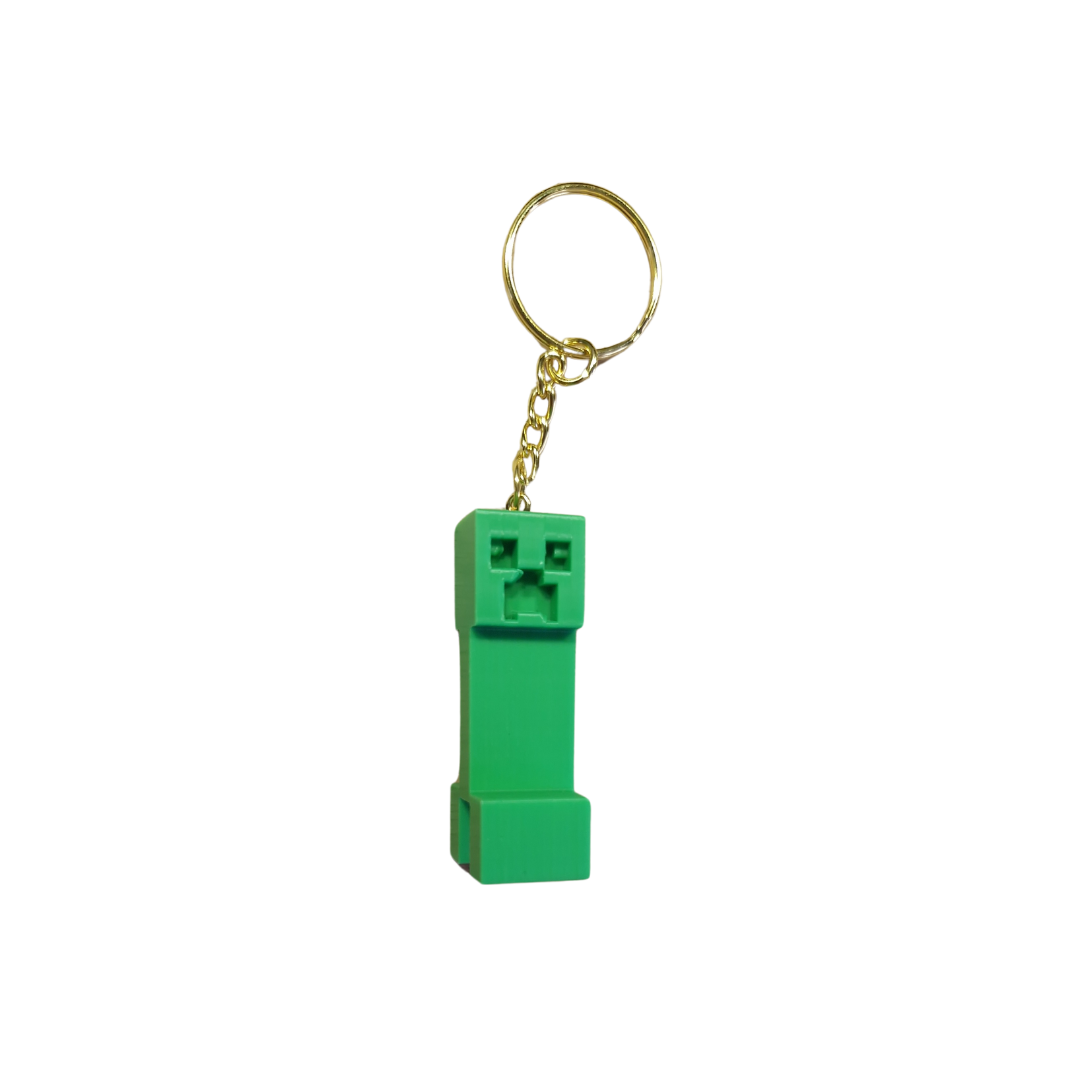 Pixel-Inspired Keychains – Zombie, Skeleton, Enderman, Slime & Creeper