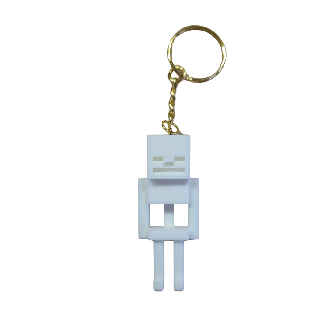 Pixel-Inspired Keychains – Zombie, Skeleton, Enderman, Slime & Creeper