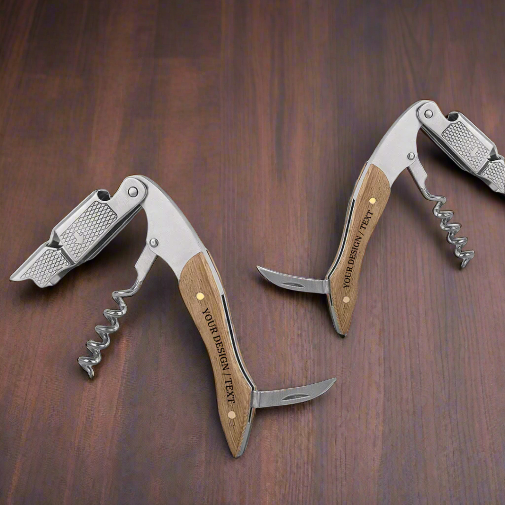 Wine Bottle Opener with Wood handle