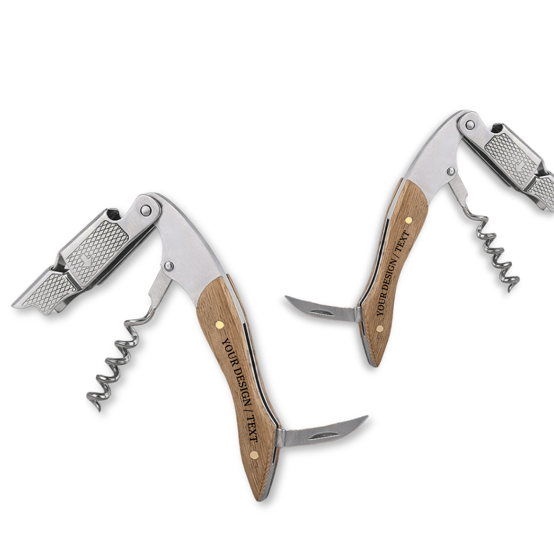 Wine Bottle Opener with Wood handle