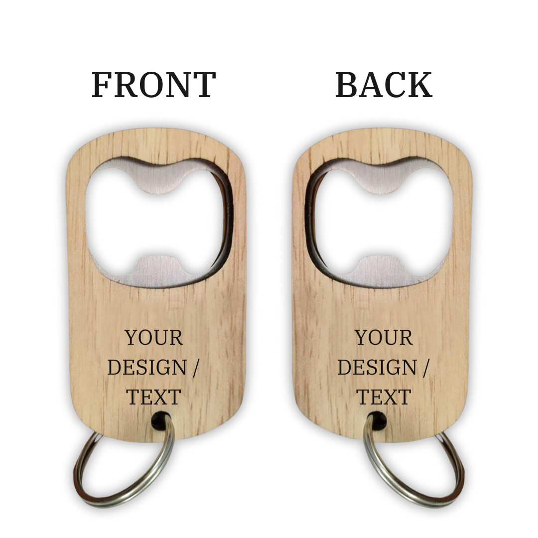 Wood Keychain Bottle Opener
