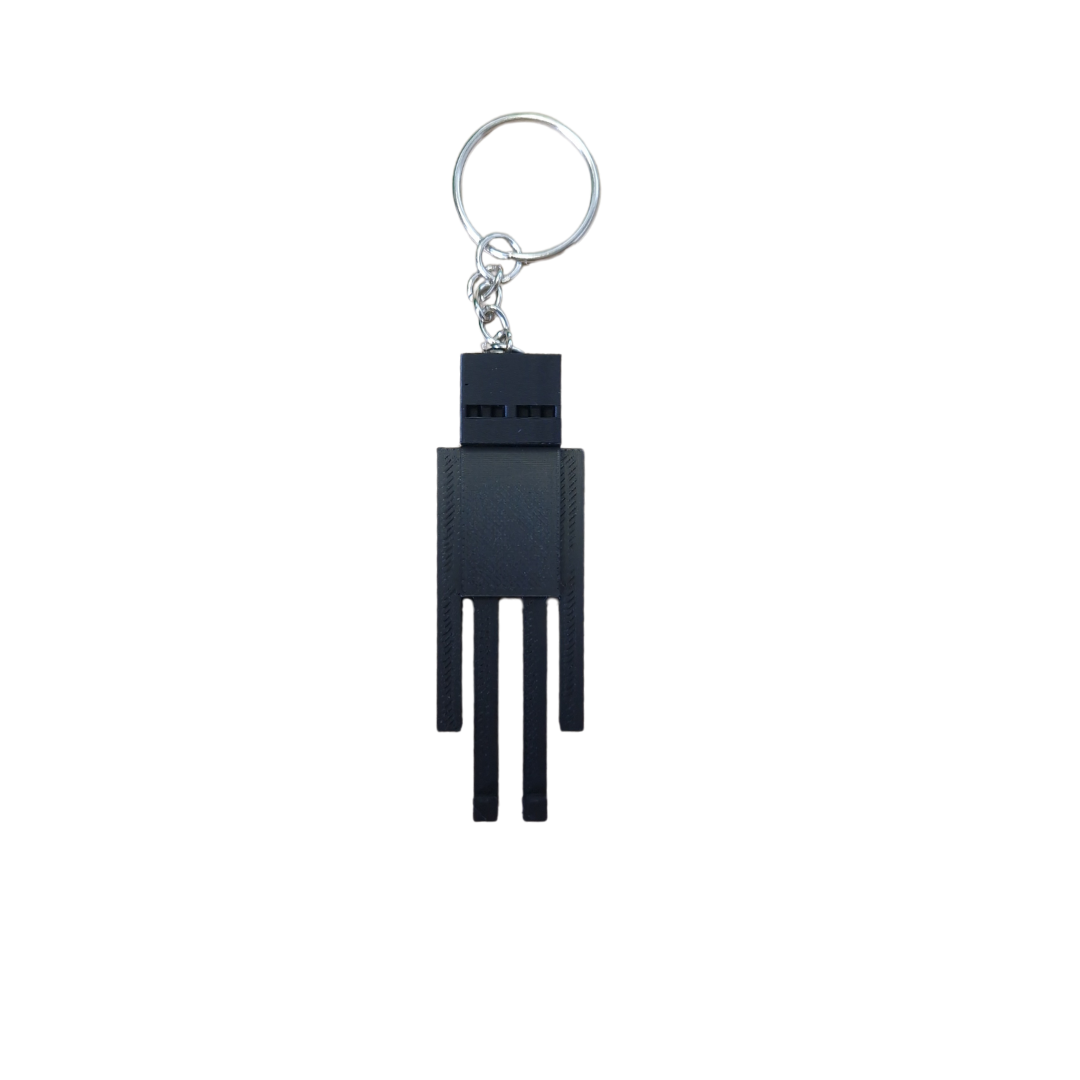 Pixel-Inspired Keychains – Zombie, Skeleton, Enderman, Slime & Creeper